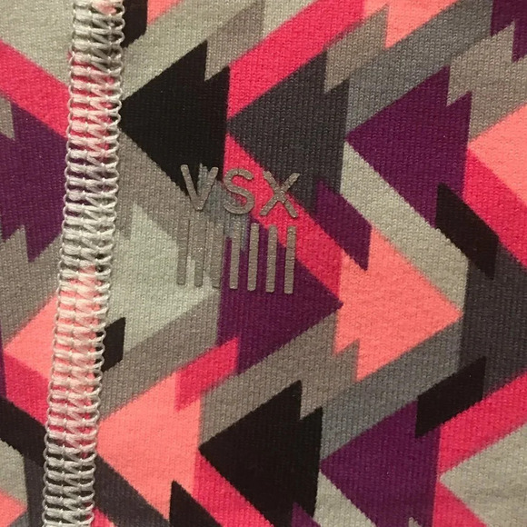 Victoria's Secret VSX Sport Knockout Leggings Crop Aztek Geometric Pants Sz M - Picture 7 of 15